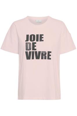 Kaffe Tshirt Joie De Vivre Pink